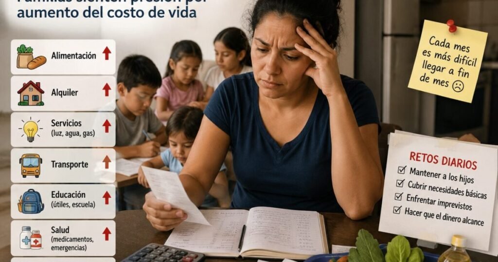 Subida de alimentos y servicios aumenta la presión en los hogares: puntos clave