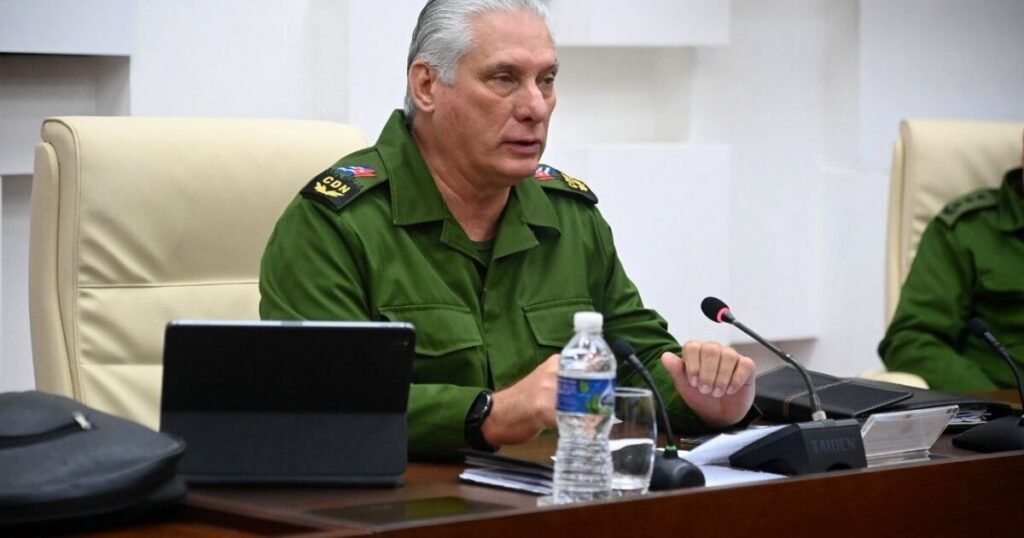 Díaz-Canel reivindica la “legítima defensa” ante la presión por reportes sobre drones