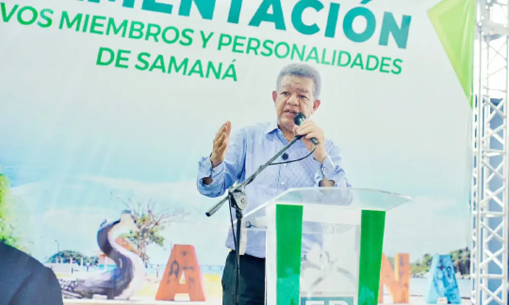 Leonel denuncia presiones contra asistentes a acto de Fuerza del Pueblo en Samaná