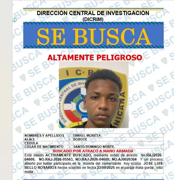 Matan a tiros en Villa Mella a “Bobote”, buscado con cuatro órdenes de arresto: puntos clave