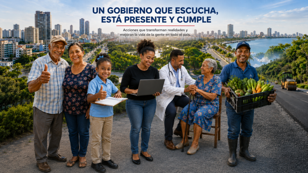 Gobierno destaca obras y planes en varias áreas mientras se mantiene la demanda de resultados tangibles