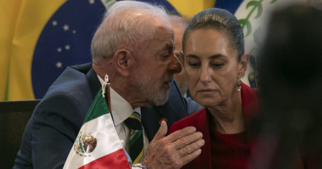 Lula y Sheinbaum respaldan la no injerencia y cuestionan presiones de EE.UU.