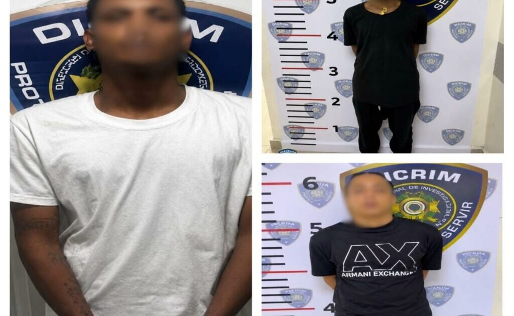 Tres detenidos por asalto en Los Mina, mientras sigue prófugo un cuarto sospechoso