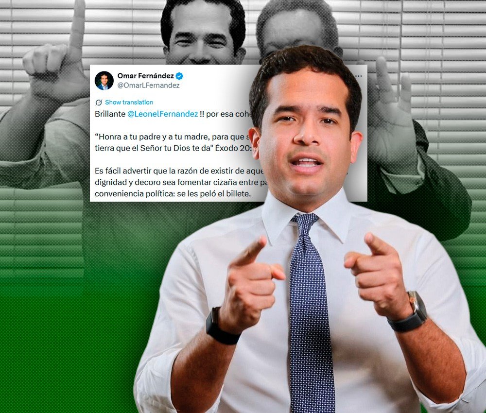 Omar Fernández niega una ruptura con Leonel y acusa intereses políticos detrás de las versiones