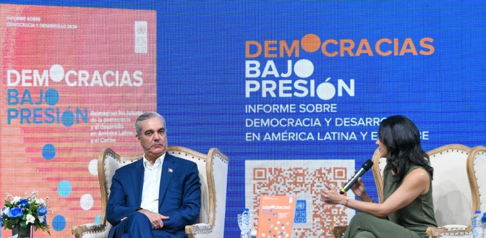 Abinader aprovecha foro del PNUD para defender la ausencia de polarización y destacar su gestión