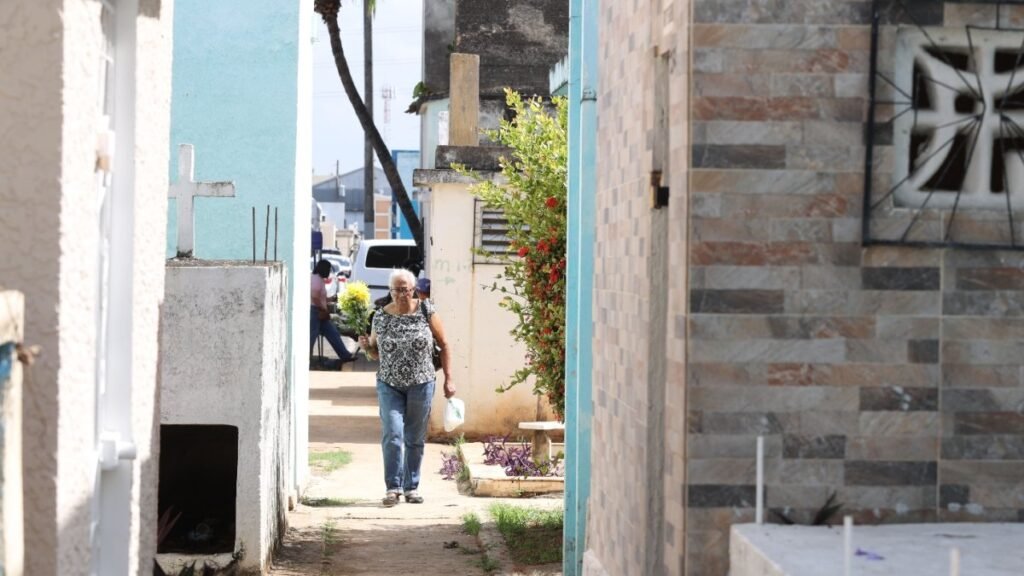Familias llevan flores y rezos a cementerios de Santo Domingo en el Día de las Madres