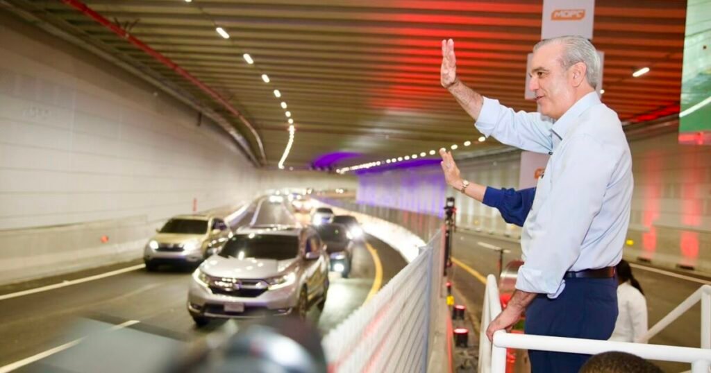 Abinader estrena el túnel de Plaza de la Bandera y pone en debate el impacto real sobre la movilidad