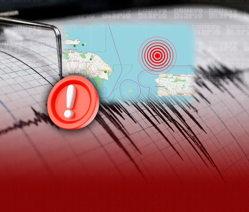 Temblor de 4.8 al norte del Canal de la Mona se sintió en Puerto Rico y República Dominicana