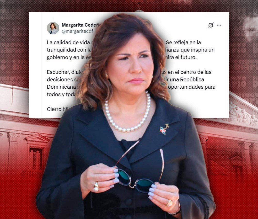 Margarita Cedeño cuestiona al Gobierno por el deterioro del día a día y exige que deje de escudarse en estadísticas